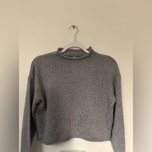 Dreamers Heather Gray Women's Mockneck Sweater